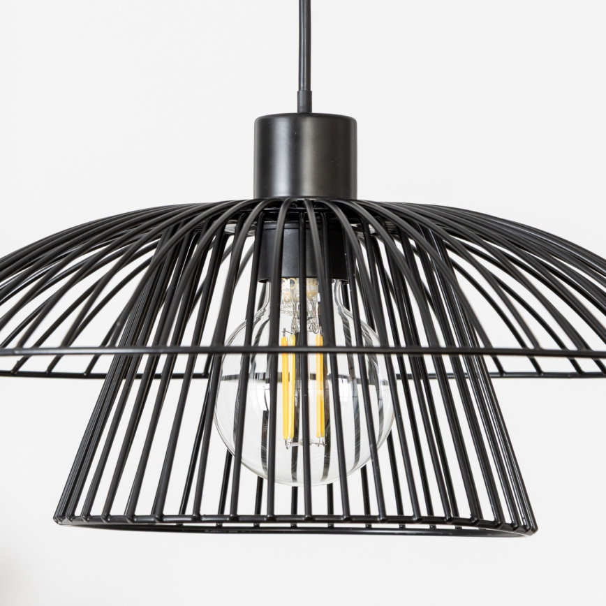 Brilagi - LED pendant lamp on cable CERIA WIRE 1xE27/40W/230V Ø 38 cm black