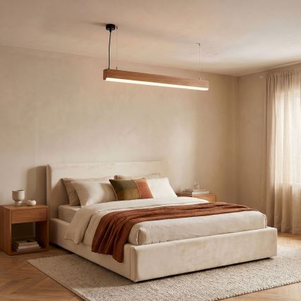 BRILAGI - LED pendant lamp on cable GARDALINE LED/100W/230V oak