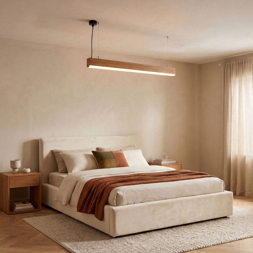 BRILAGI - LED pendant lamp on cable GARDALINE LED/100W/230V oak