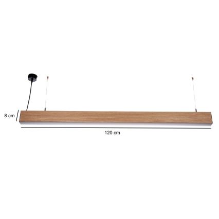 BRILAGI - LED pendant lamp on cable GARDALINE LED/100W/230V oak