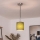 Brilagi - LED pendant lamp on cord NUBILA 1xE27/60W/230V Ø 14 cm black/green