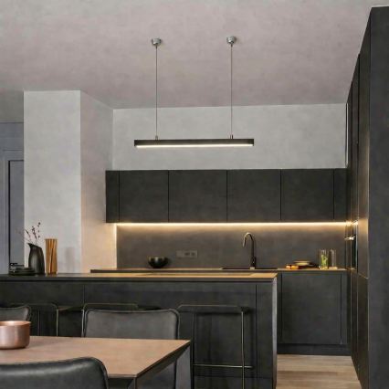 Brilagi - FULLDAY LED Pendant Light LED/10/15/20W/230V 2700/4000/6000K 60 cm black