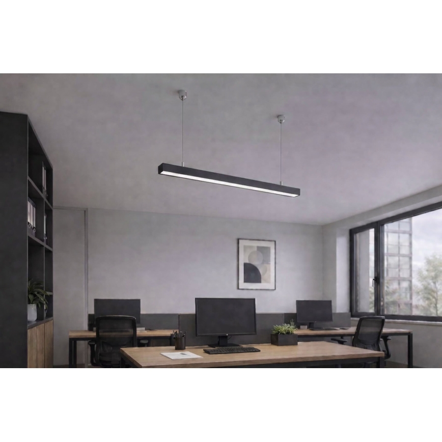 Brilagi - FULLDAY LED Pendant Light LED/10/15/20W/230V 2700/4000/6000K 60 cm black