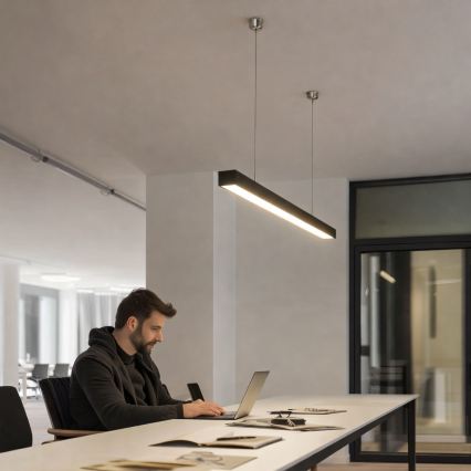 Brilagi - LED Pendant Light FULLDAY LED/20/30/40W/230V 2700/4000/6000K 120 cm black