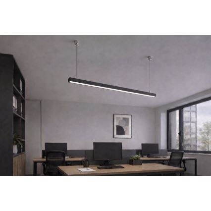 Brilagi - LED Pendant Light FULLDAY LED/20/30/40W/230V 2700/4000/6000K 120 cm black