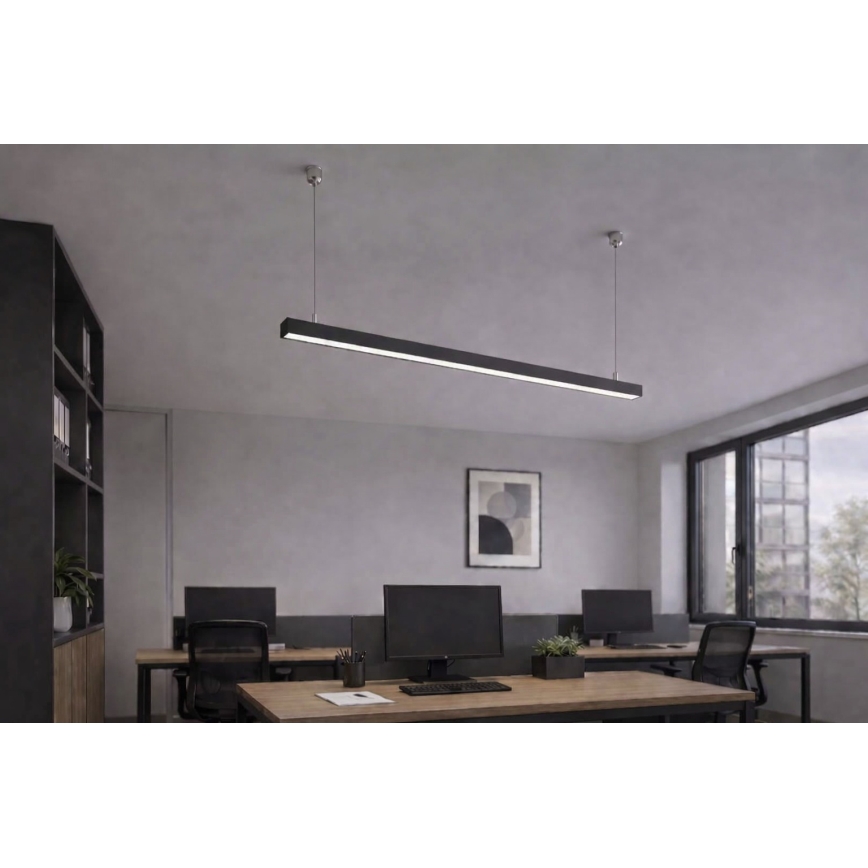 Brilagi - LED Pendant Light FULLDAY LED/20/30/40W/230V 2700/4000/6000K 120 cm black