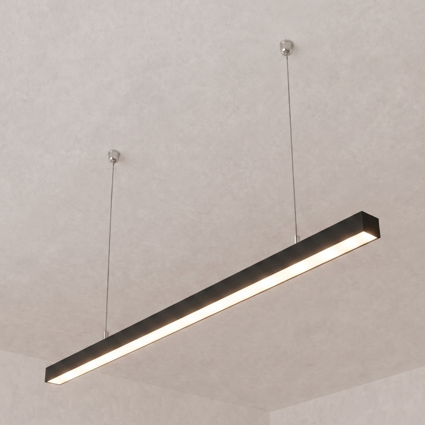 Brilagi - FULLDAY LED Pendant Light, 30/40/50W, 230V, 2700/4000/6000K, 150 cm, Black
