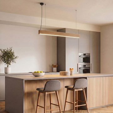 BRILAGI - LED Pendant Light GARDALINE LED/100W/230V 120 cm oak