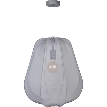 Brilagi - LED pendant light on cable ARVEN 1xE27/8W/230V Ø 37 cm grey