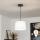 Brilagi - LED Pendant Light on Cable CERIA 1xE27/40W/230V Ø 30 cm White