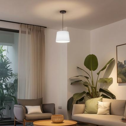 Brilagi - LED Pendant Light on Cable CERIA 1xE27/40W/230V Ø 30 cm White