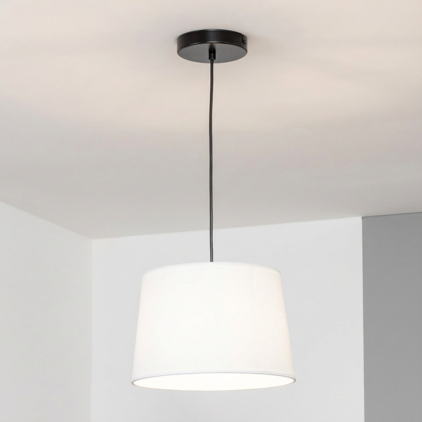 Brilagi - LED Pendant Light on Cable CERIA 1xE27/40W/230V Ø 30 cm White