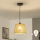 Brilagi - LED pendant light on cable CERIA BOHO 1xE27/40W/230V Ø 28 cm brown