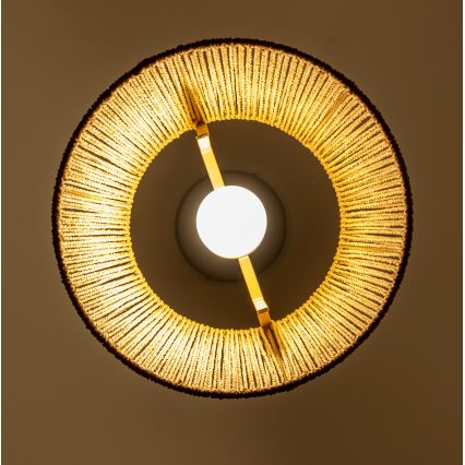 Brilagi - LED pendant light on cable CERIA BOHO 1xE27/40W/230V Ø 28 cm brown