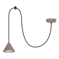BRILAGI - LED Pendant light on cable CONE SINGLE SPIDER 1xGX53/15W/230V beige