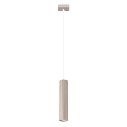 Brilagi - LED pendant light on cable CRESTO 1xGU10/10W/230V taupe