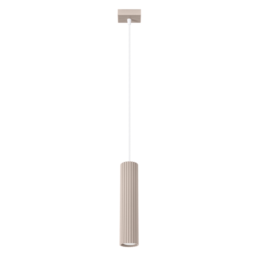 Brilagi - LED pendant light on cable CRESTO 1xGU10/10W/230V taupe