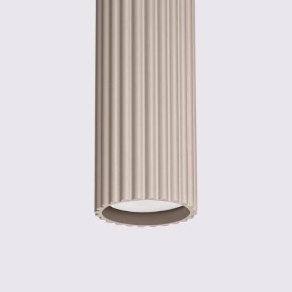 Brilagi - LED pendant light on cable CRESTO 1xGU10/10W/230V taupe