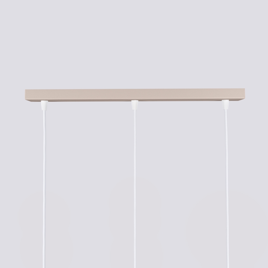 Brilagi - LED Pendant Light on Cable CRESTO 3xGU10/10W/230V taupe