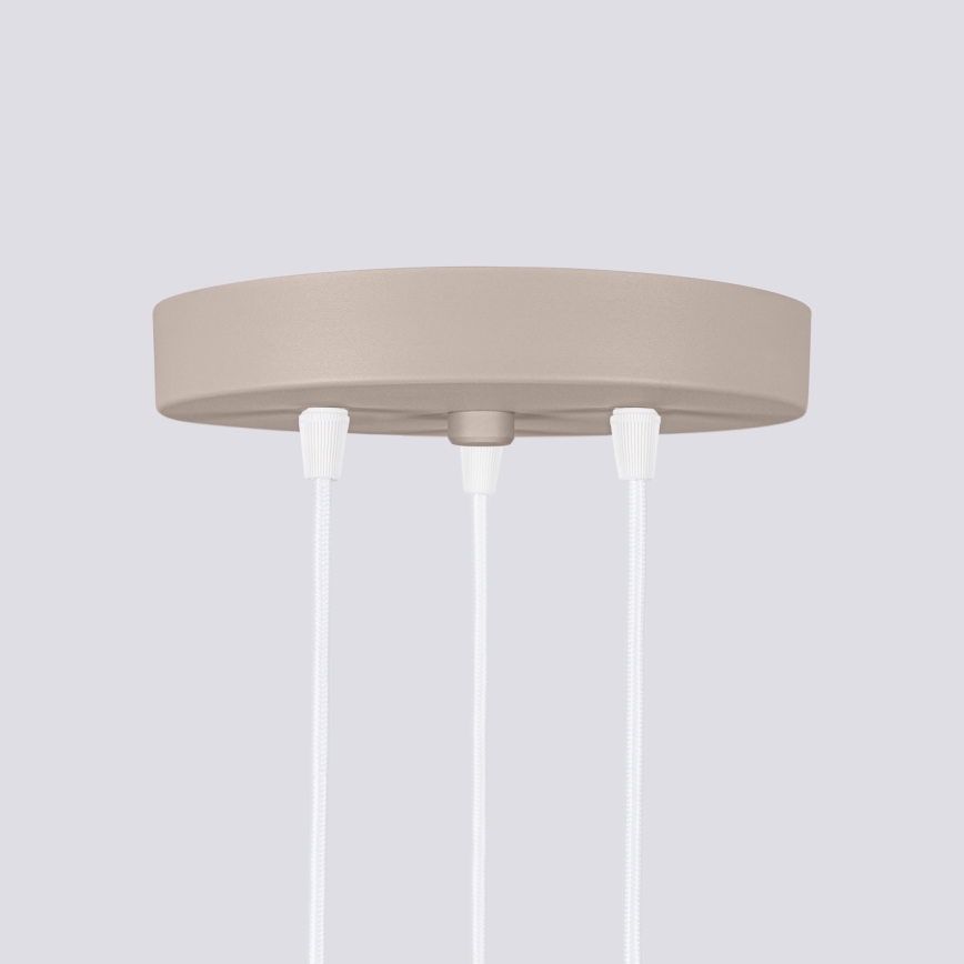 Brilagi - LED pendant light on cable CRESTO 3xGU10/10W/230V taupe