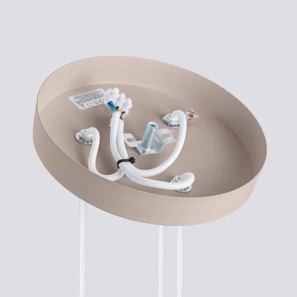 Brilagi - LED pendant light on cable CRESTO 3xGU10/10W/230V taupe