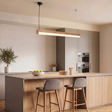 BRILAGI - LED pendant light on cable GARDALINE LED/100W/230V 120 cm oak