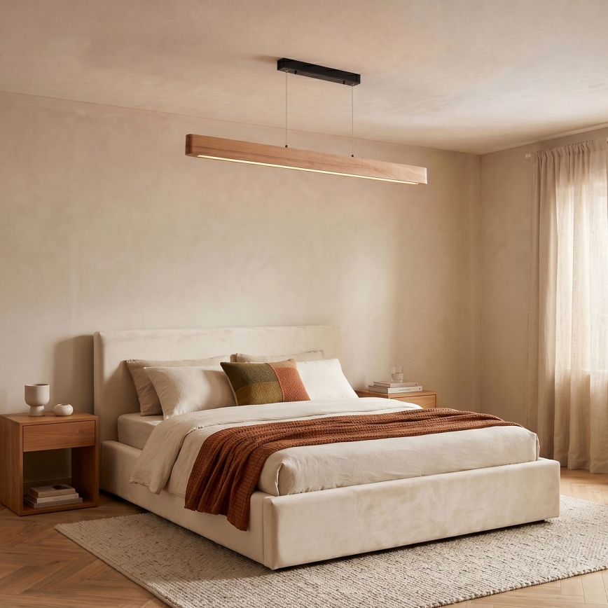 BRILAGI - LED pendant light on cable GARDALINE LED/90W/230V oak