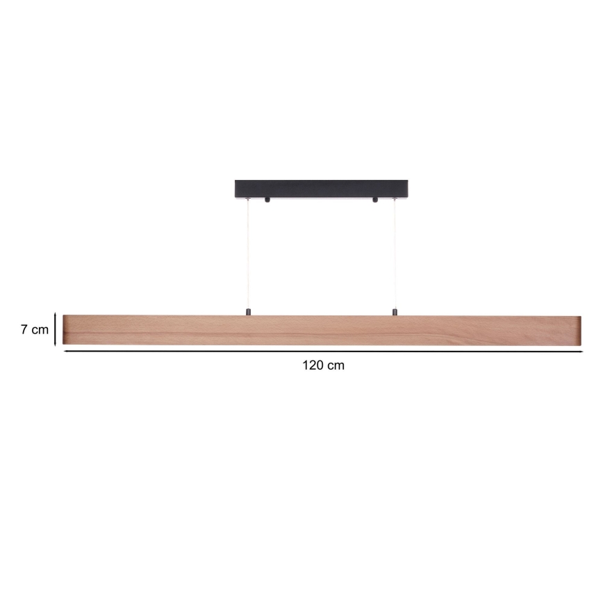 BRILAGI - LED pendant light on cable GARDALINE LED/90W/230V oak