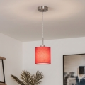 Brilagi - LED pendant light on cable NUBILA 1xE27/60W/230V Ø 14 cm red
