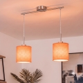 Brilagi - LED pendant light on cable NUBILA 2xE27/60W/230V orange