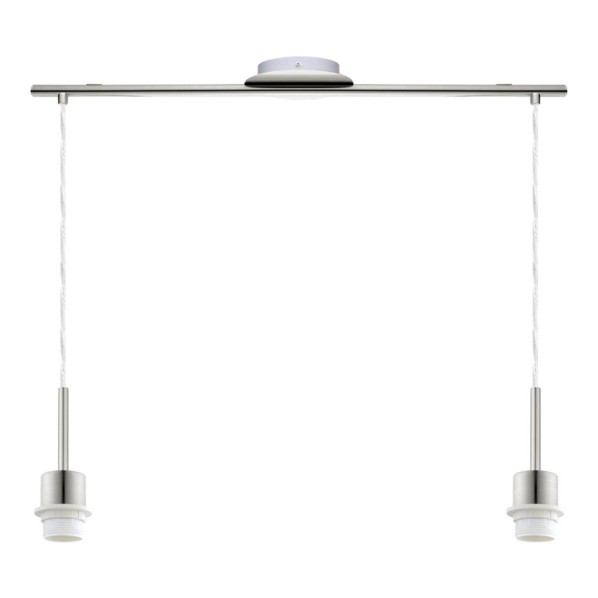 Brilagi - LED pendant light on cable NUBILA 2xE27/60W/230V orange