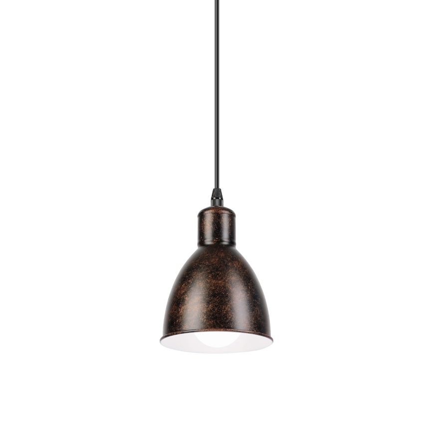 Brilagi - LED pendant light on cable RIDDY 1xE27/60W/230V copper/patina