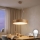 Brilagi - LED pendant on cable CARVALHO MODERN 3xE27/60W/230V oak Ø 47,5 cm