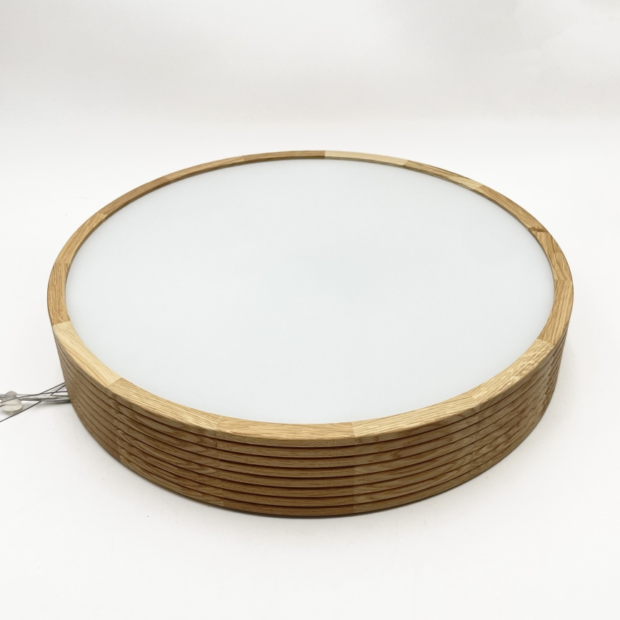 Brilagi - LED pendant on cable CARVALHO MODERN 3xE27/60W/230V oak Ø 47,5 cm