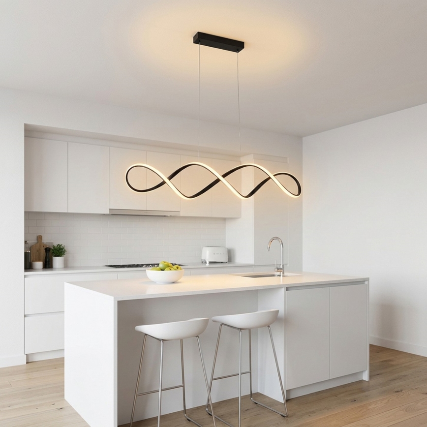 Brilagi - LED pendant on cable DNA LED/41W/230V 4100K black