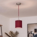 Brilagi - LED pendant on cable NUBILA 1xE27/60W/230V Ø 14 cm Pompeian red