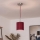 Brilagi - LED pendant on cable NUBILA 1xE27/60W/230V Ø 14 cm Pompeian red