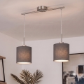 Brilagi - LED pendant on cable NUBILA 2xE27/60W/230V anthracite