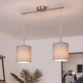 Brilagi - LED pendant on cable NUBILA 2xE27/60W/230V grey