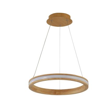 Brilagi - LED Pendant on Cable UMEA WOOD LED/30W/230V Ø 40 cm Wood