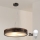 Brilagi - LED Pendant on Cord CARVALHO SMOKEY 3xE27/60W/230V Oak Ø 47.5 cm