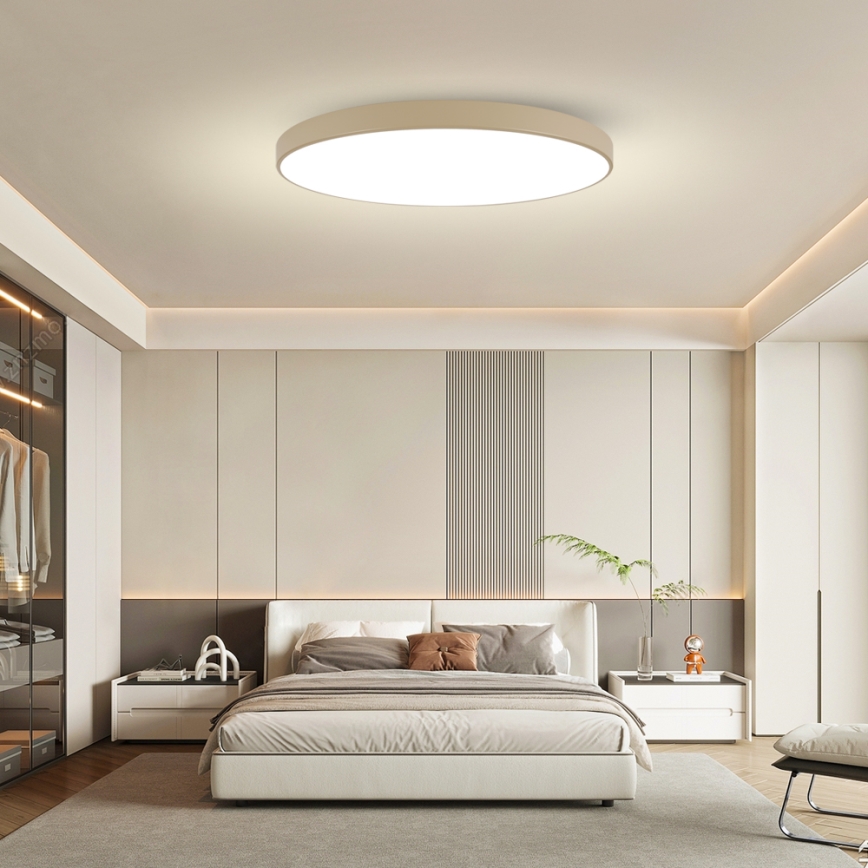 Brilagi - LED Ceiling Light POOL LED/180W/230V 3000/4500/6000K dia. 120 cm beige