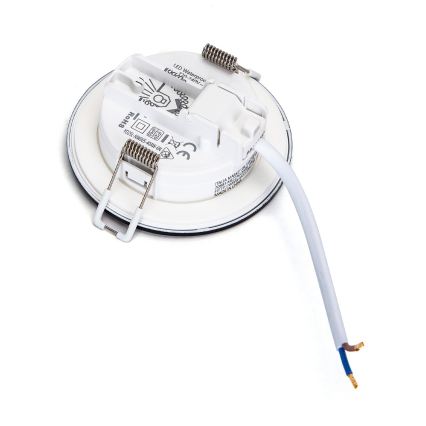 Brilagi - LED recessed bathroom ceiling light 9W/230V 4000K black IP65