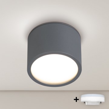 BRILAGI - LED RGB+CCT Dimmable Bathroom Recessed Spotlight SMOOTH1xGX53/14W/230V 60x82 mm 2700-6500K Wi-Fi Tuya anthracite IP54