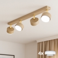BRILAGI - LED RGB+CCT Dimmable spotlight MONO 4xGX53/14W/230V 2700-6500K Wi-Fi Tuya beige