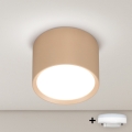 BRILAGI - LED RGB+CCT Dimmable Spotlight SMOOTH 1xGX53/14W/230V 60x82 mm 2700-6500K Wi-Fi Tuya beige