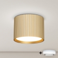 BRILAGI - LED RGB+CCT Dimmable Spotlight STRIPY 1xGX53/14W/230V 60x82 mm 2700-6500K Wi-Fi Tuya Gold