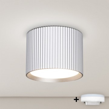 BRILAGI - LED RGB+CCT Dimmable Spotlight STRIPY 1xGX53/14W/230V 60x82 mm 2700-6500K Wi-Fi Tuya Silver