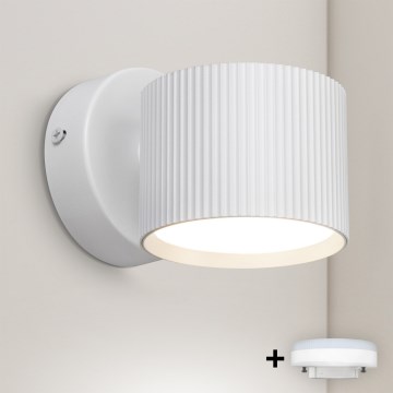 BRILAGI - LED RGB+CCT Dimmable Wall Spotlight STRIPY 1xGX53/14W/230V 2700-6500K Wi-Fi Tuya White