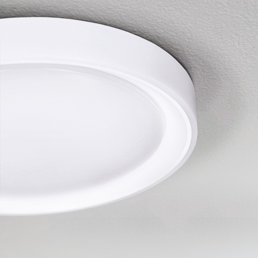 Brilagi - FLOCO LED RGB Dimmable Ceiling Light LED/30W/230V Ø 39.5 cm 3000–6500K Wi-Fi Tuya + LED/6W + Remote Control